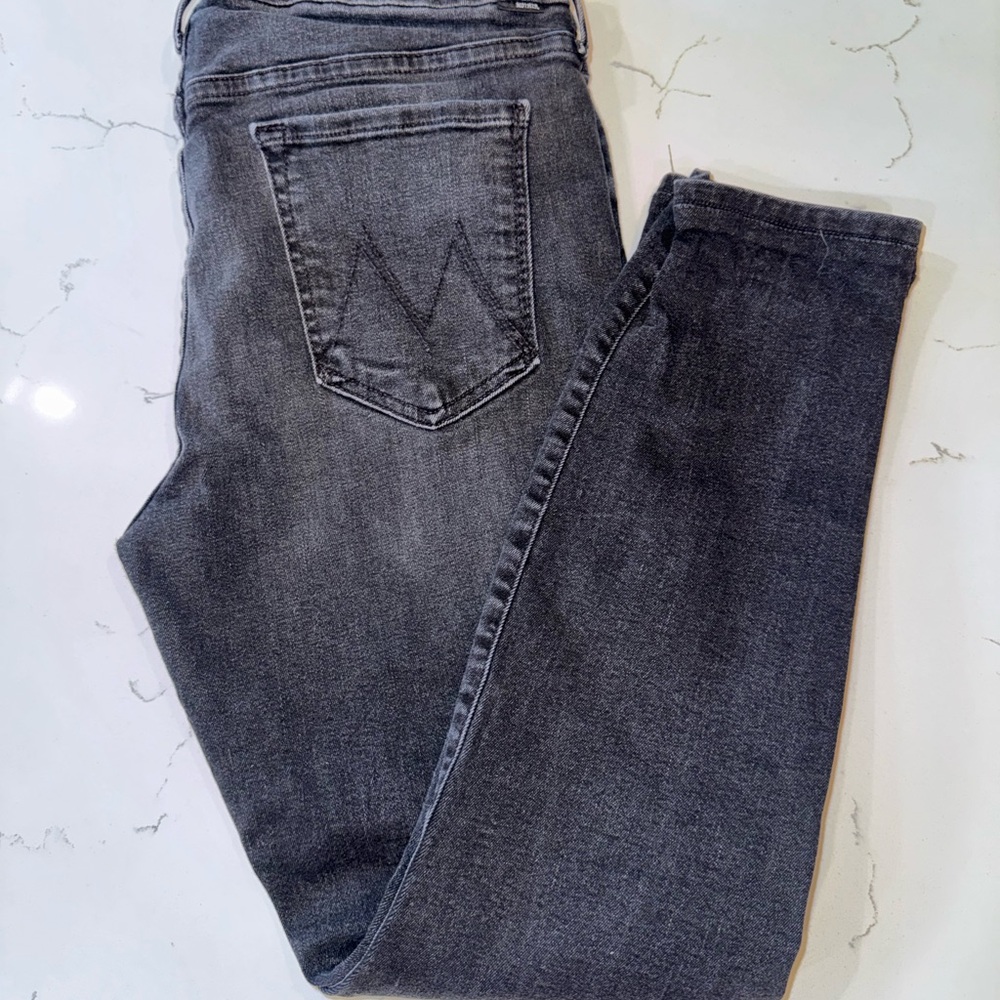 MOTHER Black Denim Jeans